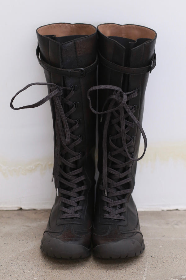 untitlab 25 autumn and winter Swift Track Retro Racing Shoes Boots UTB-UN024201-SK Dark Coffee (UN024202)